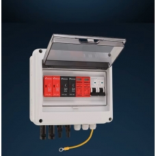 Щит защитной автоматики для подключения солнечных панелей. 2Вх/2вых.